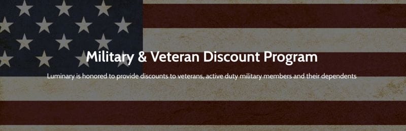 Luminary Global Military Veteran Discounts