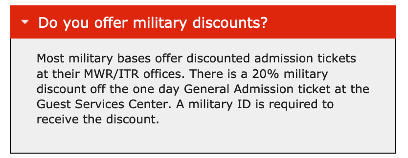 Six Flags Military Discount – 20% Off - Military Veterans Discount